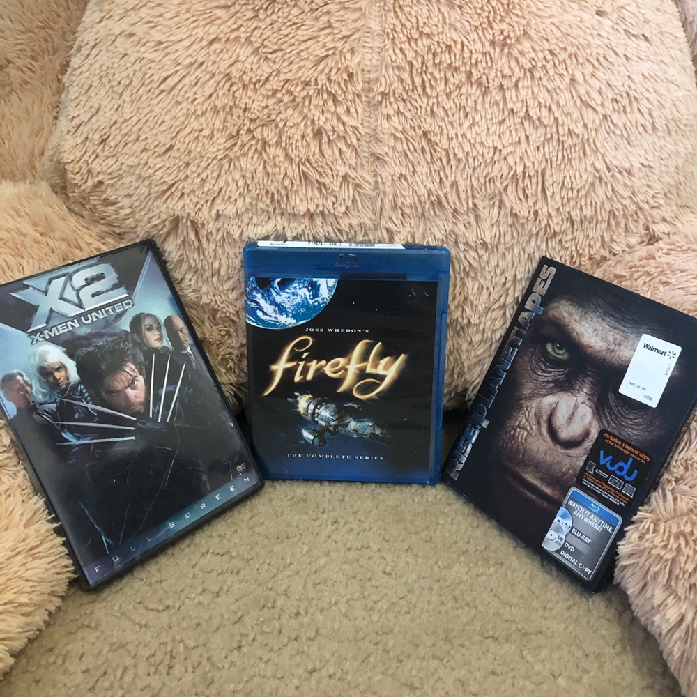 3 DVDs movies in excellent condition